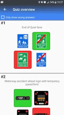 I know traffic signs android App screenshot 1