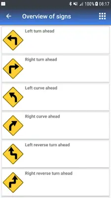 I know traffic signs android App screenshot 6